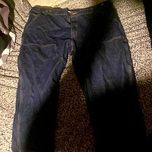 Relaxed carhartt double knee jeans